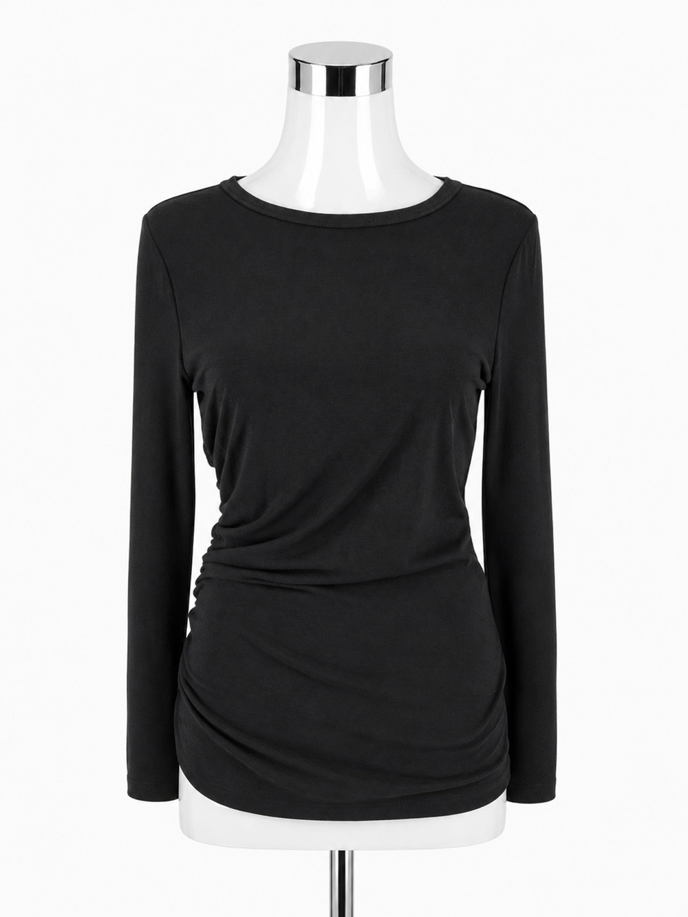 Ann Taylor Black Solid Pre-Owned Top - Size Small
